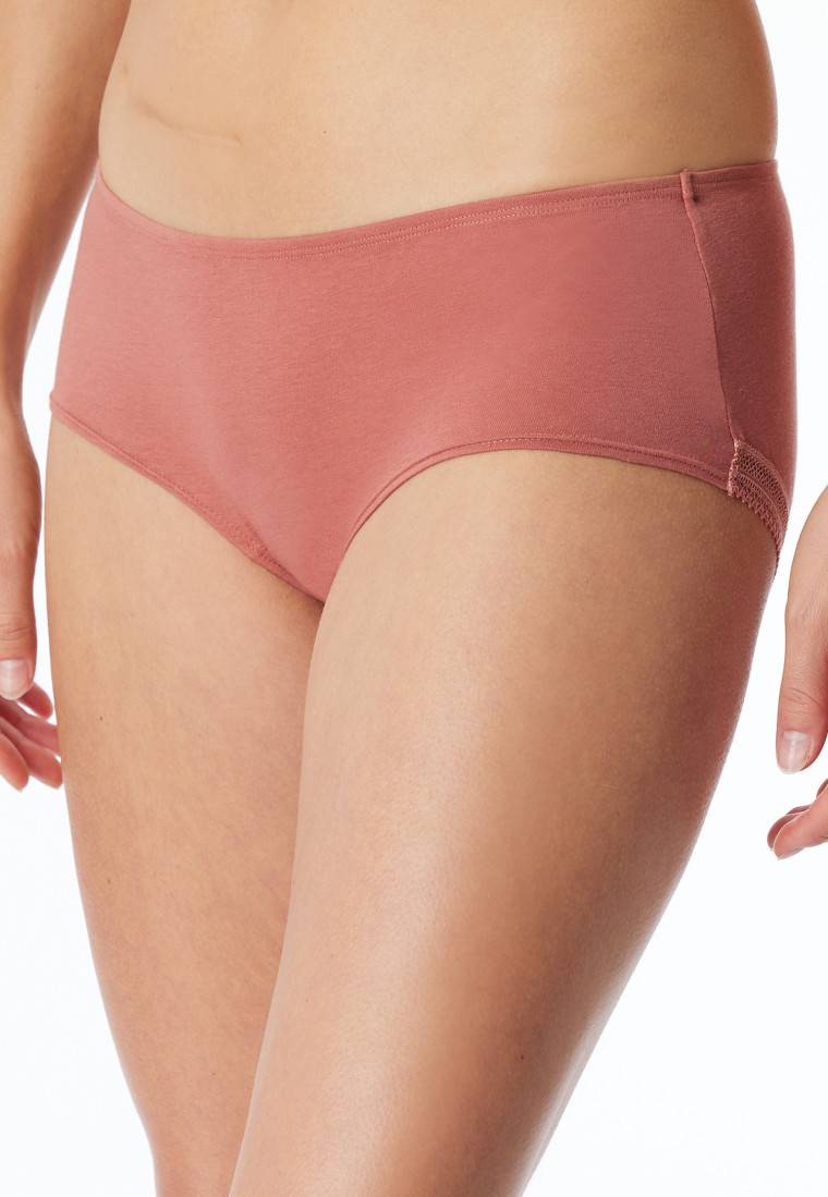 Schiesser Pantys 2er-Pack beige/siena - Cotton Lace Nur noch ein Tag übrig