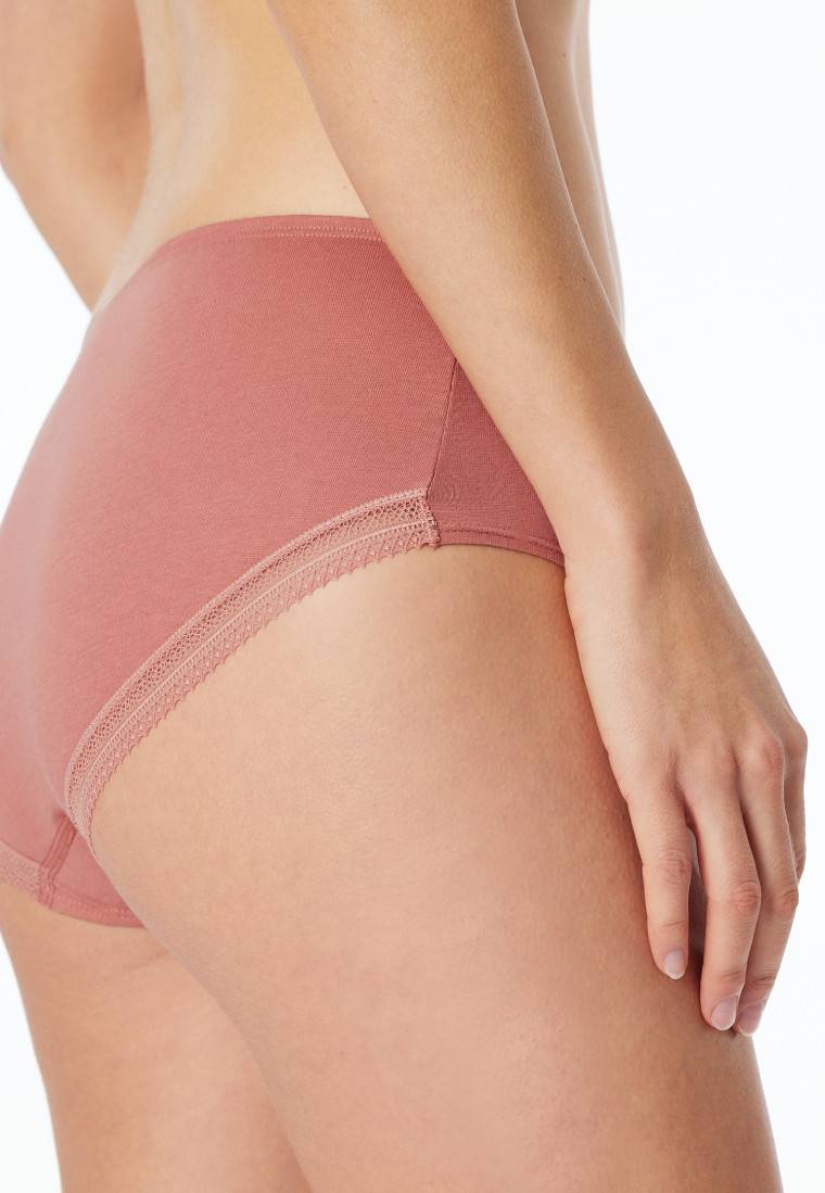 Schiesser Pantys 2er-Pack beige/siena - Cotton Lace Nur noch ein Tag übrig
