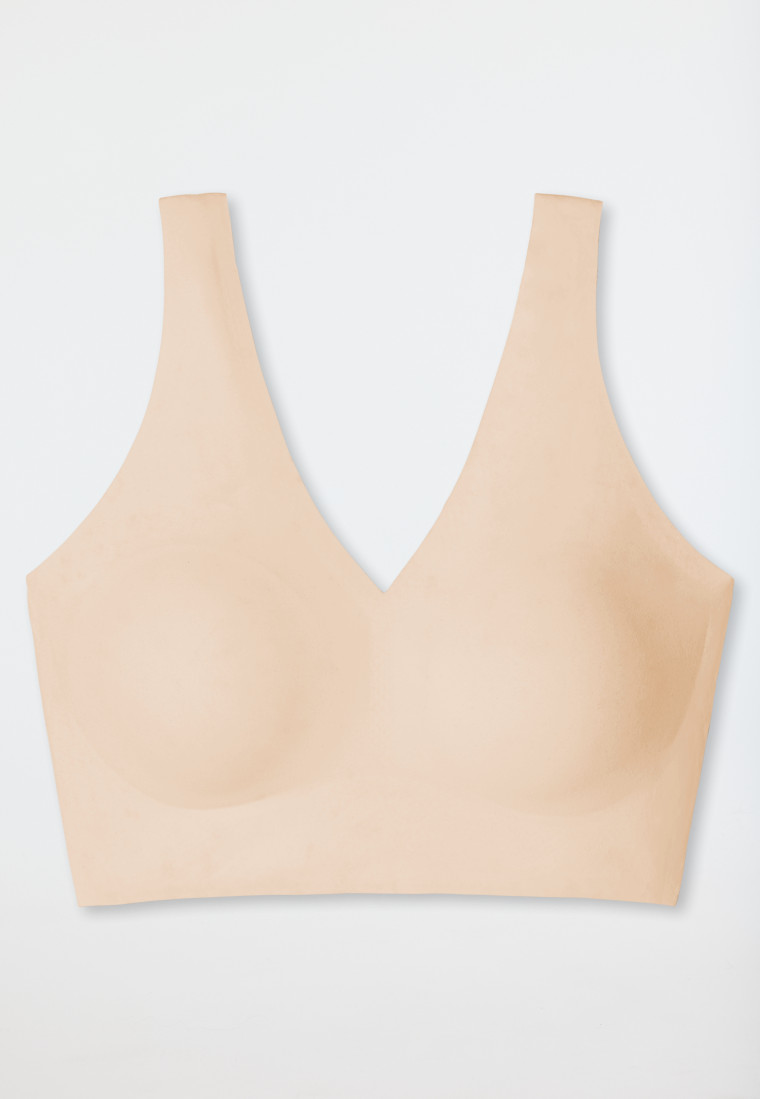 Schiesser Bustier Microfaser herausnehmbare Pads sand - Invisible Soft Clearance-Verkauf