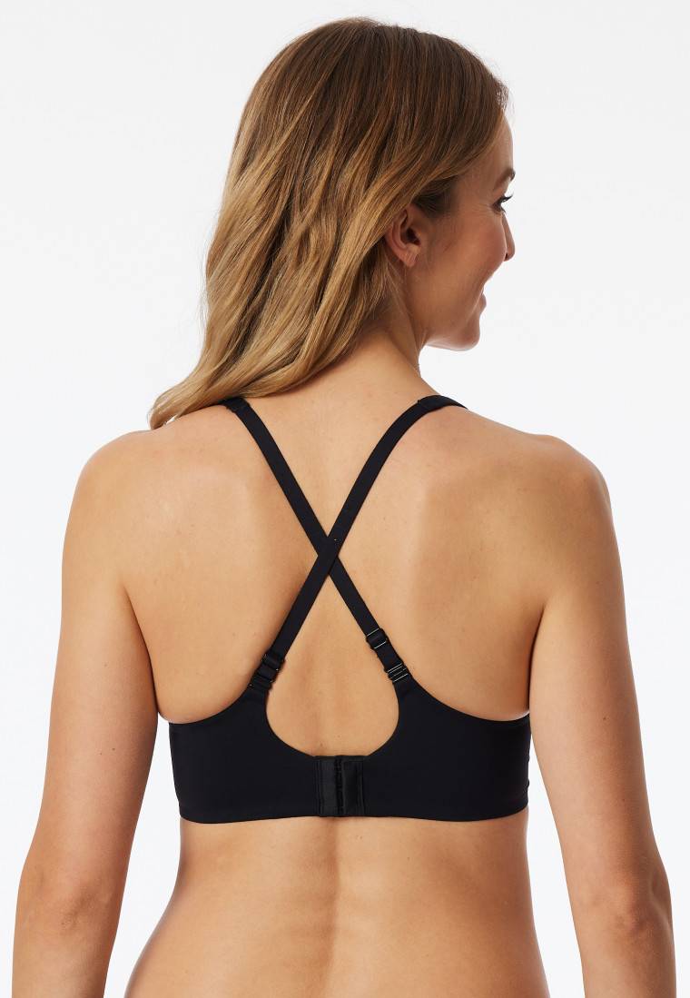 Schiesser Soft-BH mit Schale und gleitenden Cups schwarz - Unique Micro Rabatte dieses Monats