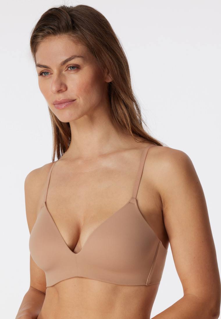 Schiesser BH ohne Bügel gepadded maple - Invisible Soft 2025
