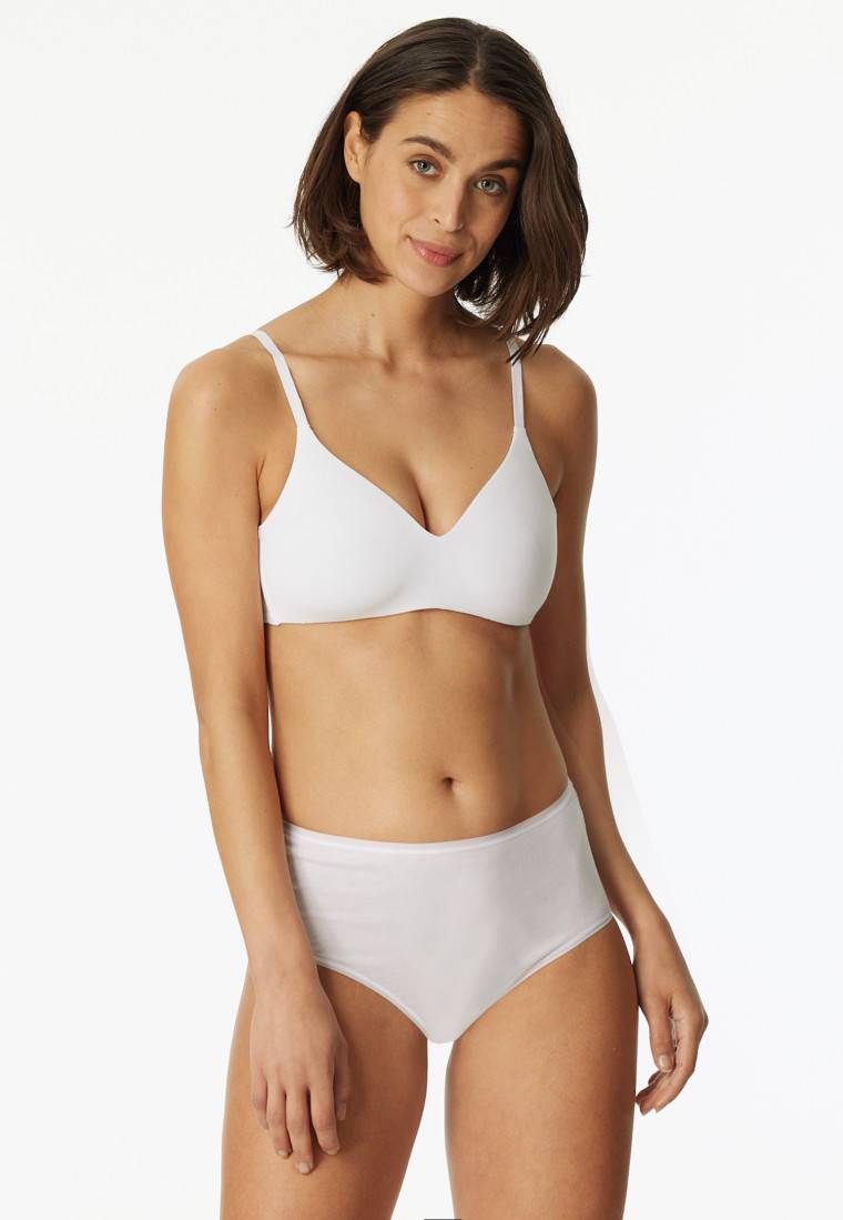 Schiesser Soft BH Organic Cotton gepaddet ohne Bügel weiß - 95/5