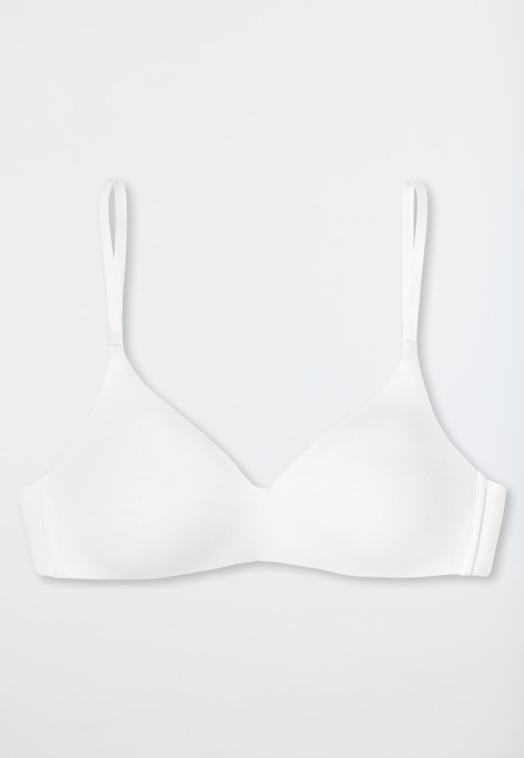 Schiesser Soft BH Organic Cotton gepaddet ohne Bügel weiß - 95/5 Online