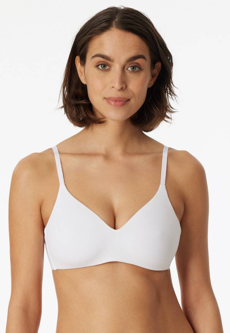 Schiesser Soft BH Organic Cotton gepaddet ohne Bügel weiß - 95/5 Online
