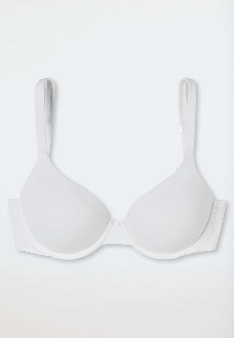 Schiesser Schalen-BH mit Bügel und gleitenden Cups weiß - Unique Micro Auslauf