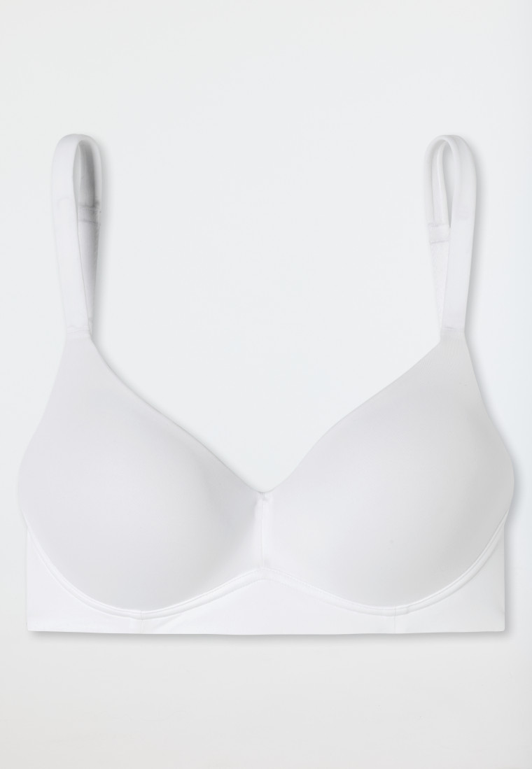 Schiesser Soft-BH mit Schale und gleitenden Cups weiß - Unique Micro Angebote