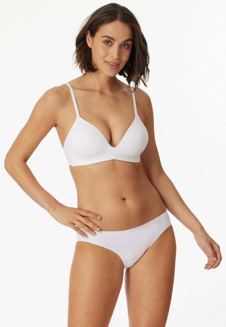 Schiesser BH ohne Bügel gepadded weiß - Invisible Soft