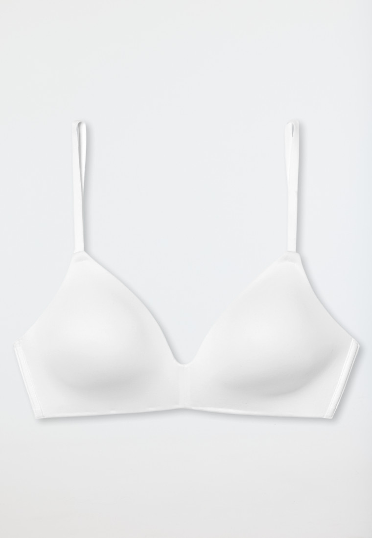 Schiesser BH ohne Bügel gepadded weiß - Invisible Soft Limitierter Zeitrabatt