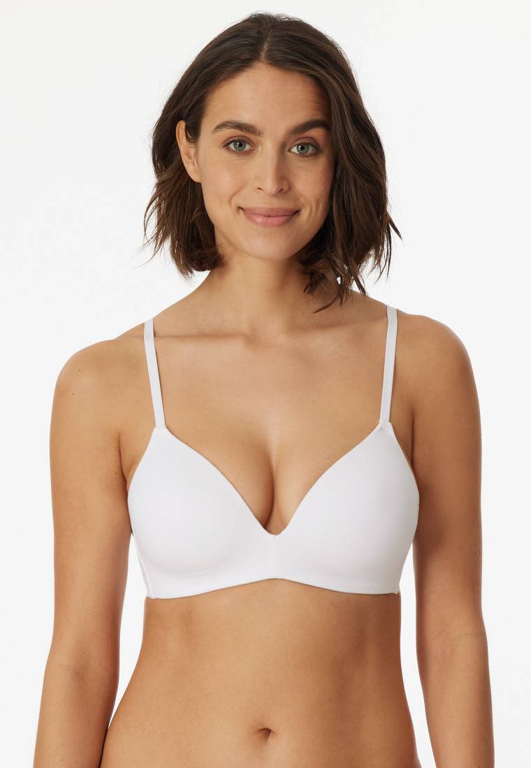 Schiesser BH ohne Bügel gepadded weiß - Invisible Soft Limitierter Zeitrabatt