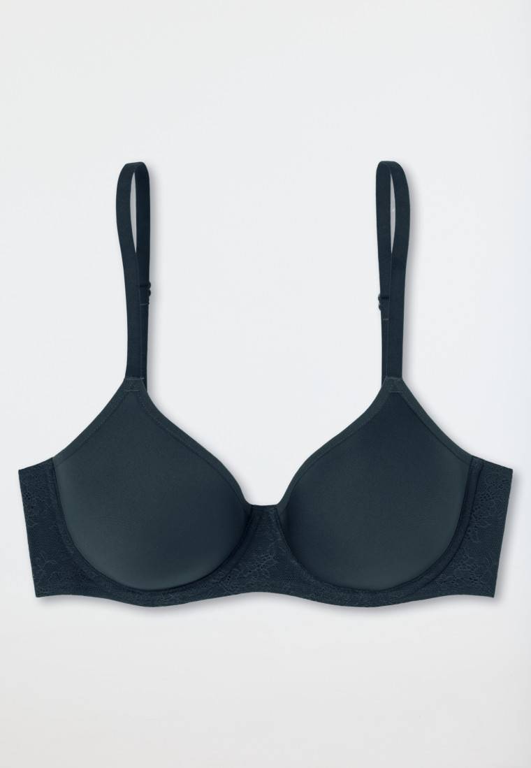 Schiesser BH mit Spacer-Schale dunkelblau - Air Versandkostenfrei