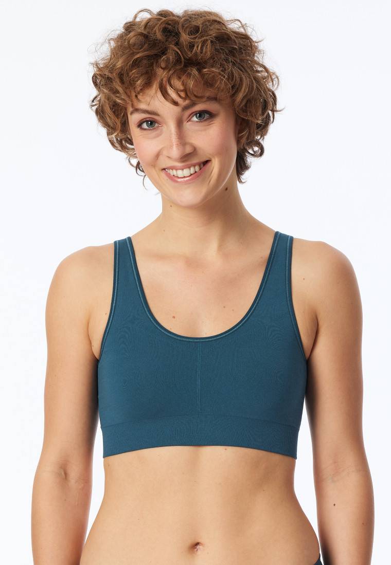 Schiesser Bustier wendbar petrol - Casual Seamless Großer Ausverkauf
