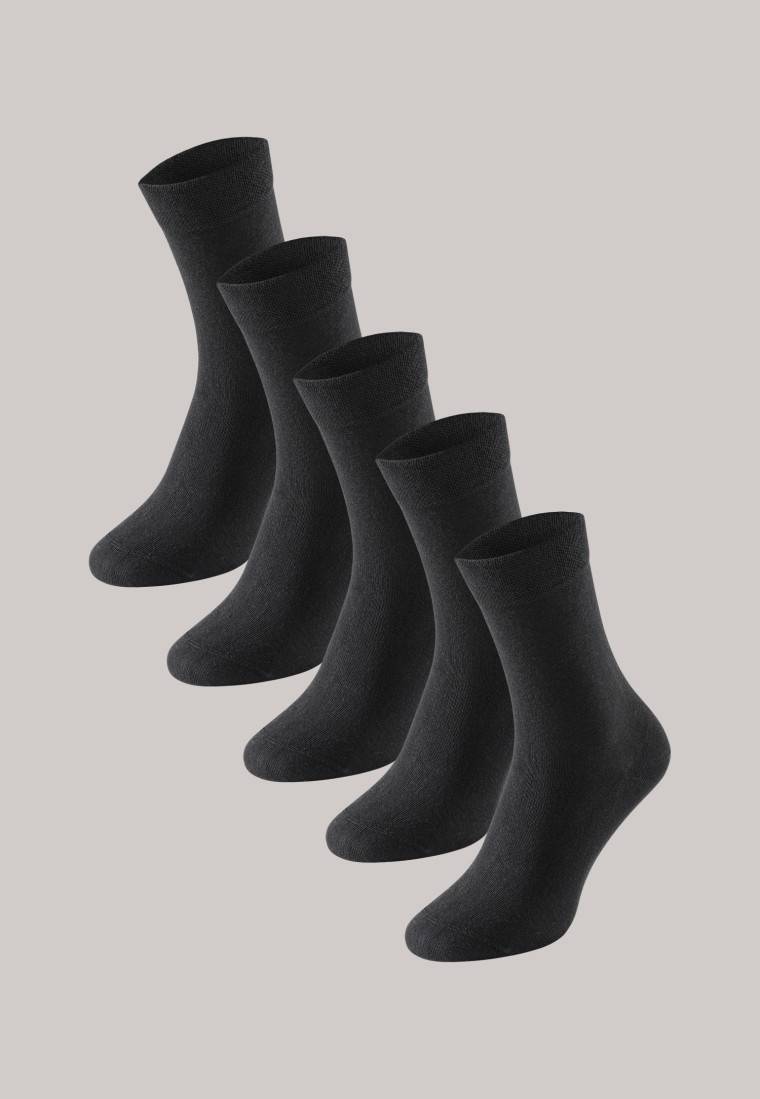 Schiesser Damensocken 5er-Pack stay fresh schwarz - Bluebird Lagerräumung