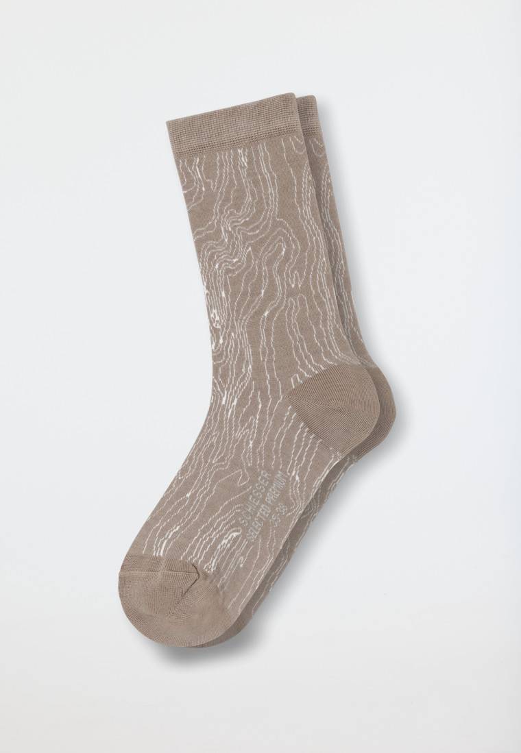 Schiesser Damensocken gemustert sahara - selected! premium Exklusive Angebote