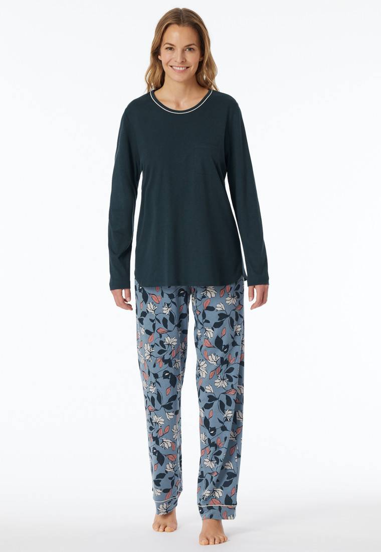 Schiesser Schlafanzug lang multicolor - Comfort Nightwear Verkauf