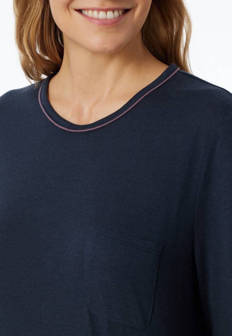 Schiesser Schlafanzug lang multicolor - Comfort Nightwear Fabrikverkauf