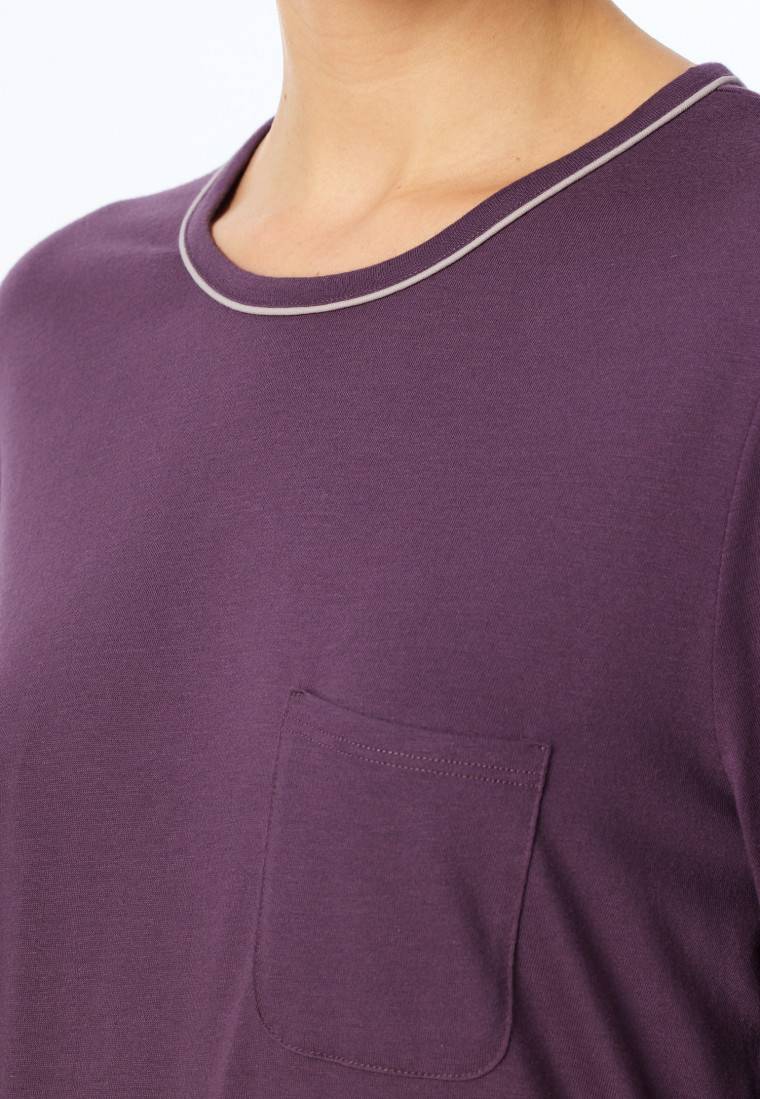 Schiesser Schlafanzug lang multicolor - Comfort Nightwear Fabrik Onlineshop