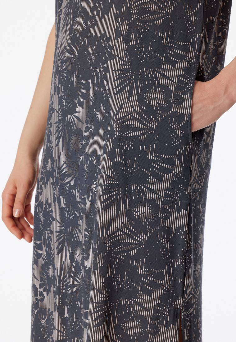 Schiesser Sleepshirt kurzarm V-Ausschnitt multicolor - selected! premium inspiration Letzter Tag