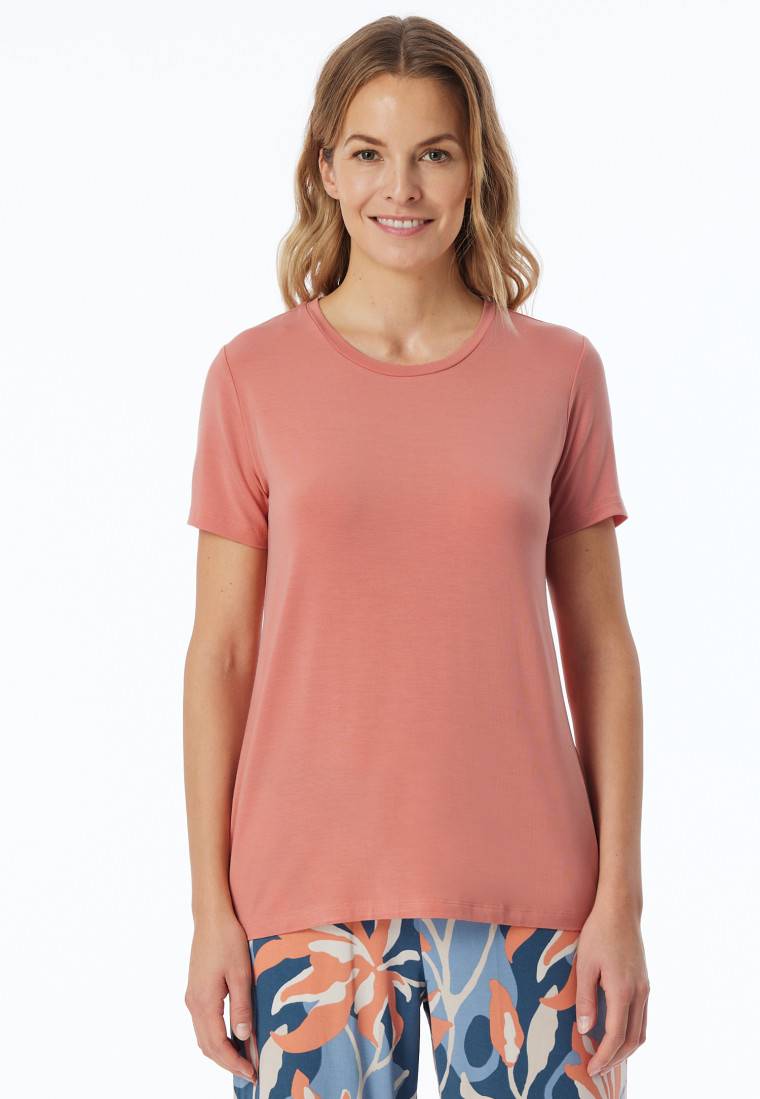 Schiesser Shirt kurzarm rundhals papaya - Mix+Relax Clearance-Verkauf