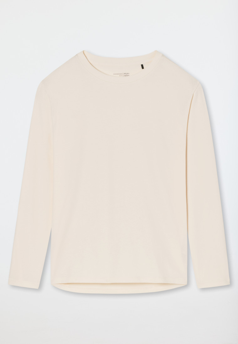 Schiesser Shirt langarm creme - Mix+Relax Black Friday Preise