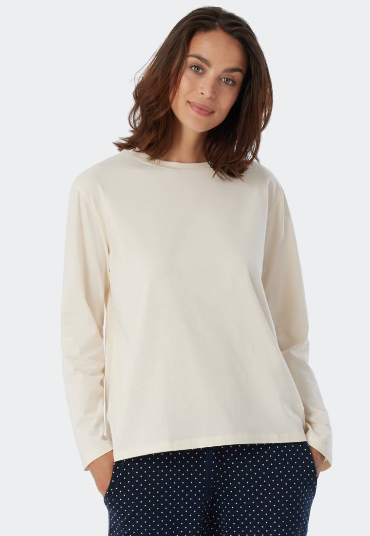 Schiesser Shirt langarm creme - Mix+Relax Black Friday Preise