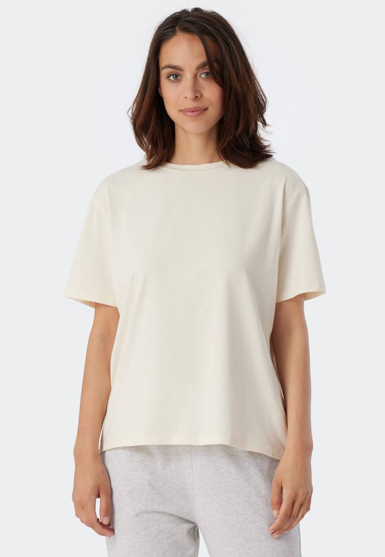 Schiesser Shirt kurzarm creme - Mix+Relax Im Verkauf