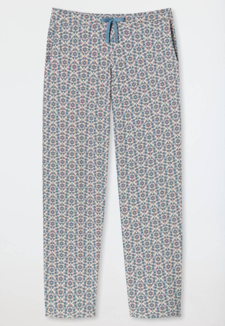 Schiesser Hose lang Blümchen multicolor gemustert - Mix+Relax Verkauf