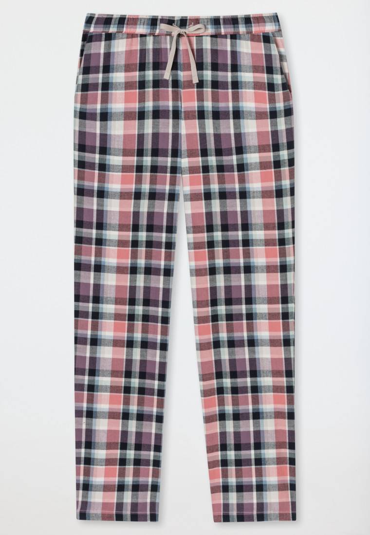 Schiesser Hose lang Flanell Organic Cotton Karos multicolor - Mix+Relax Angebote
