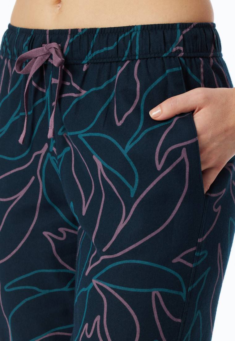 Schiesser Hose lang multicolor gemustert - Mix+Relax Günstiger Verkauf