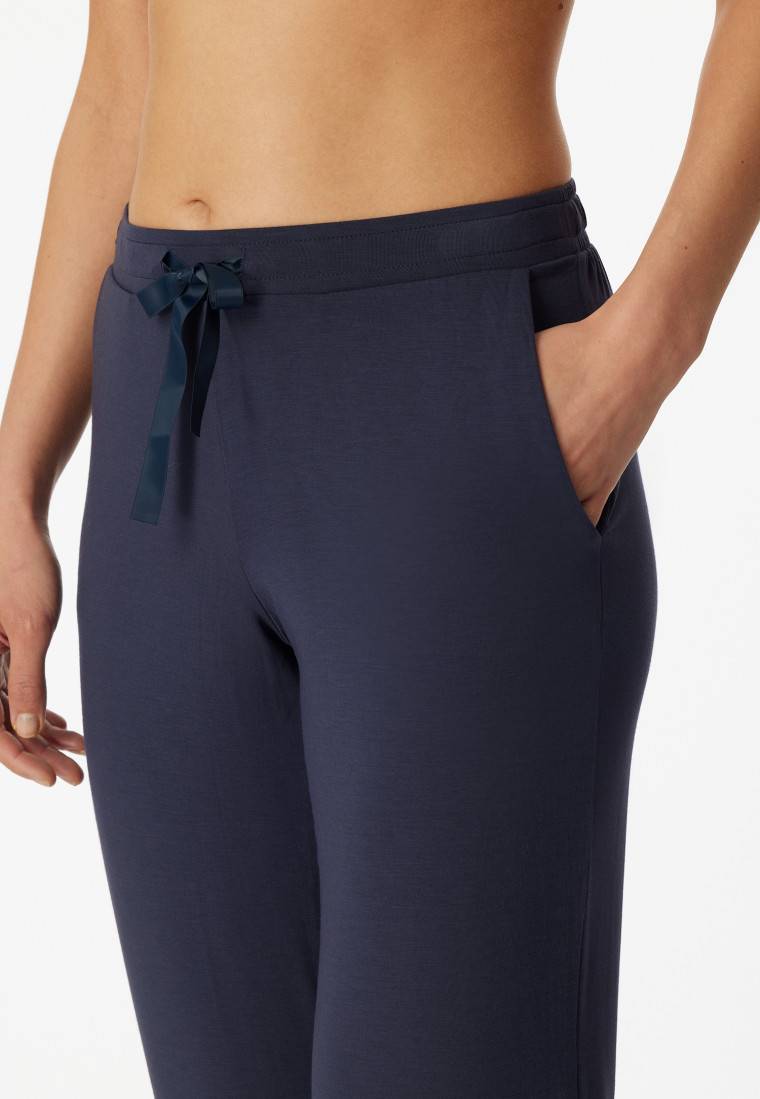 Schiesser Hose lang/extra-lang Modal blau - Mix+Relax Meist gekauft