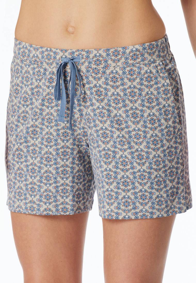 Schiesser Hose kurz multicolor gemustert - Mix+Relax Versandkostenfrei
