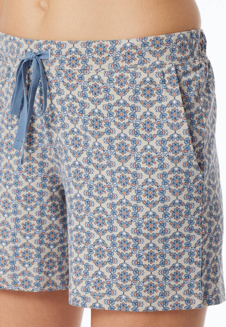 Schiesser Hose kurz multicolor gemustert - Mix+Relax Versandkostenfrei