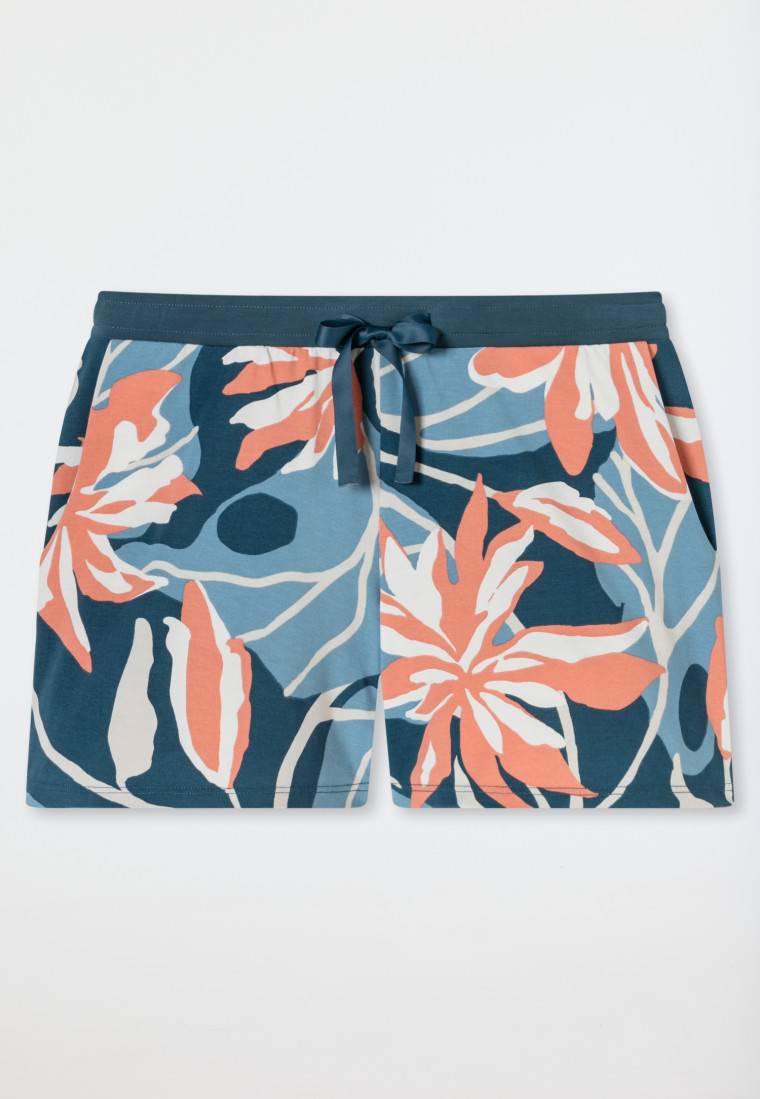 Schiesser Hose kurz Blumen multicolor - Mix+Relax Begrenztes Angebot