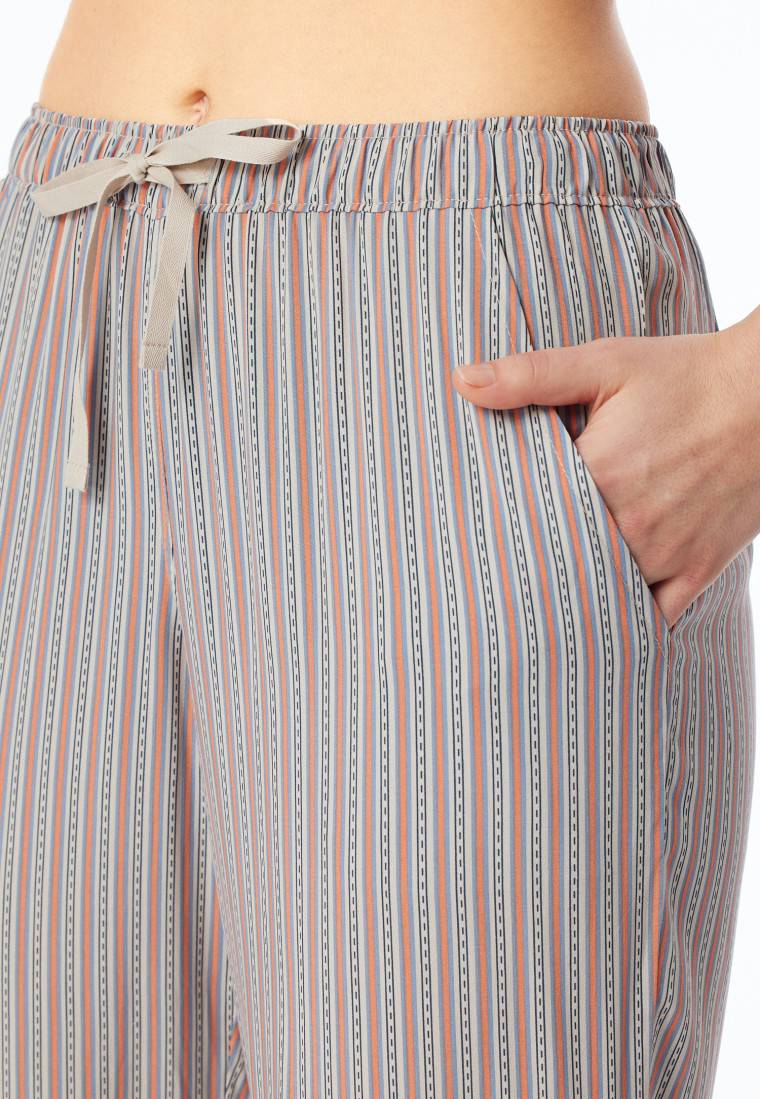 Schiesser Hose lang Webware Streifen multicolor - Mix+Relax Saisonschlussverkauf