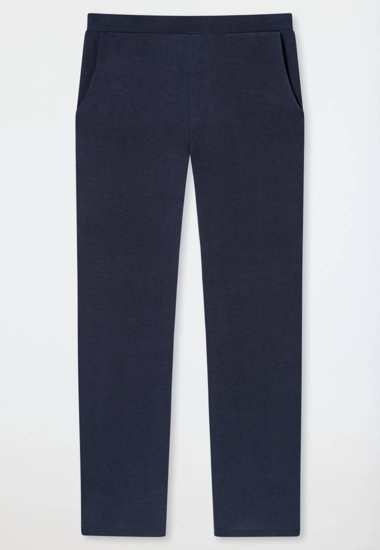 Schiesser Loungehose lang Modal Marlene-Schnitt blau - Mix+Relax Weihnachtsangebot