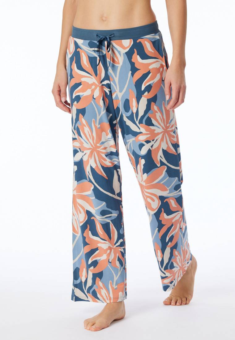 Schiesser Hose lang Blumen multicolor - Mix+Relax Zeitlich begrenztes Angebot