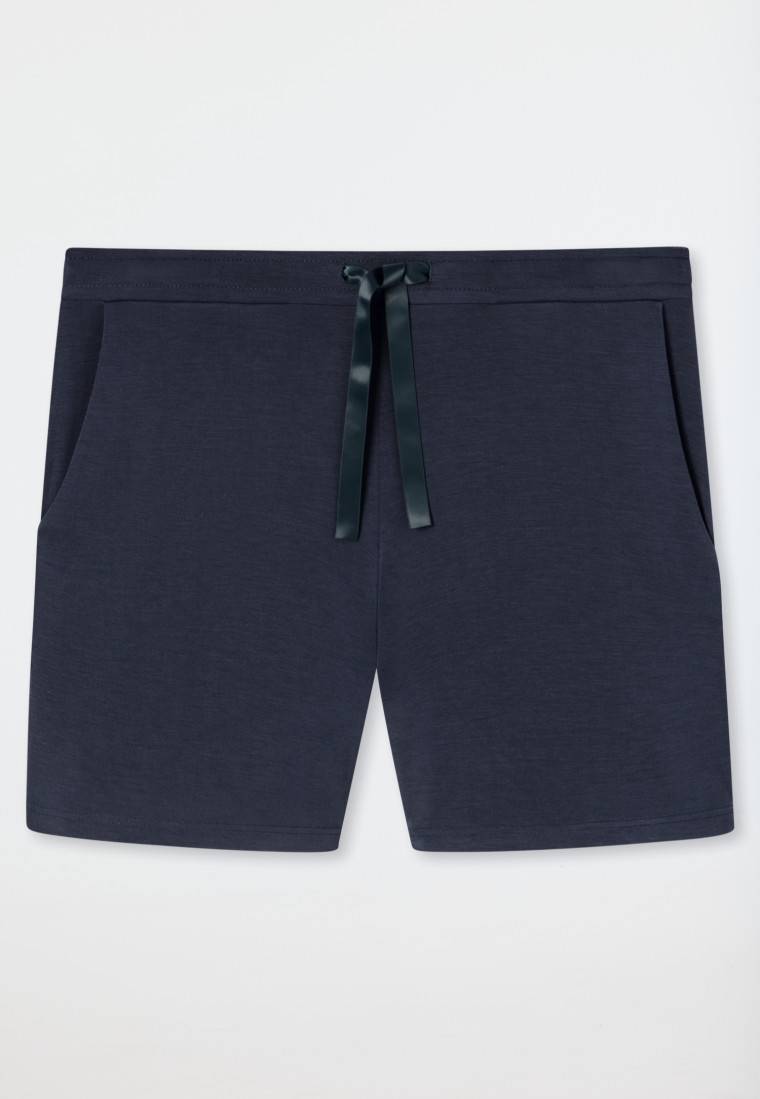 Schiesser Hose kurz Modal blau - Mix+Relax Neuheiten