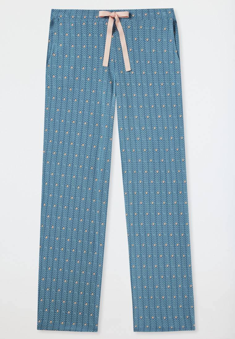 Schiesser Loungehose lang Modal Grafikprint multicolor - Mix+Relax Bestseller