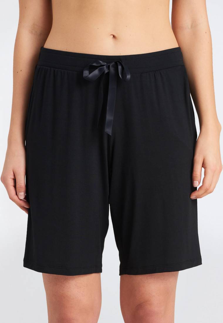 Schiesser Bermuda Modal schwarz - Mix+Relax Tägliche Deals