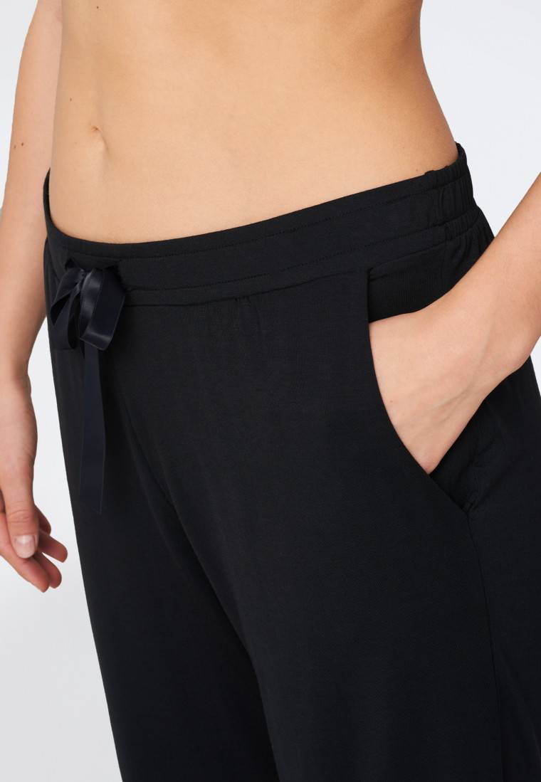 Schiesser Bermuda Modal schwarz - Mix+Relax Tägliche Deals
