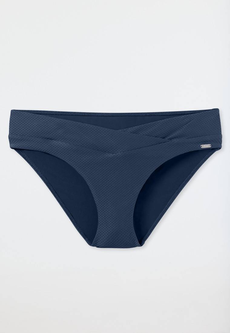Schiesser Midi-Bikinislip V-Form blau - Aqua Mix & Match Kostenlose Rückgabe