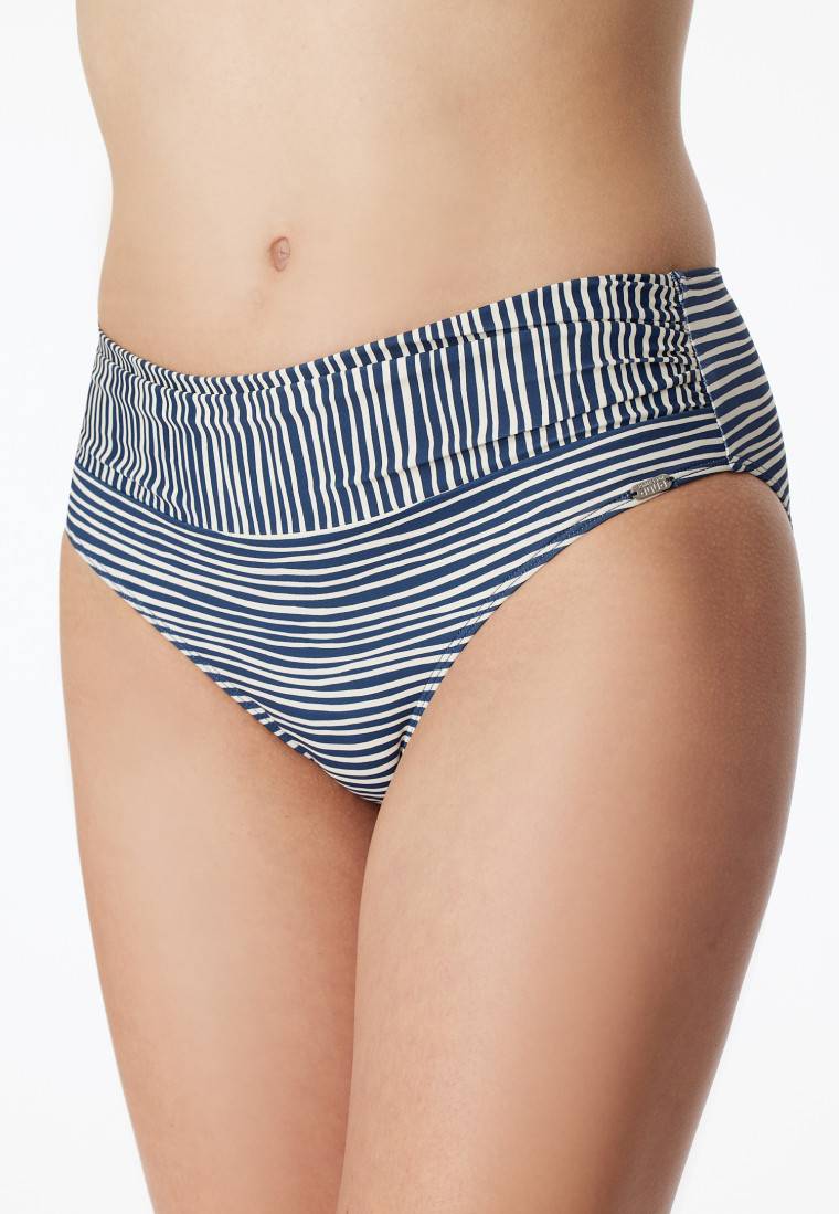 Schiesser Bügel-Bikini verstellbare Träger Midi-Slip mehrfarbig gestreift - Ocean Dive JETZT KAUFEN
