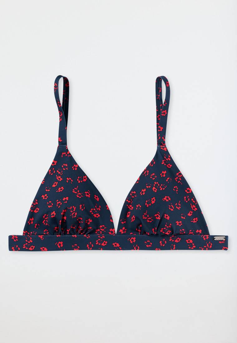Schiesser Bikini Triangel-Top herausnehmbare Pads variable Träger multicolor - Aqua Mix & Match Neueste Stile