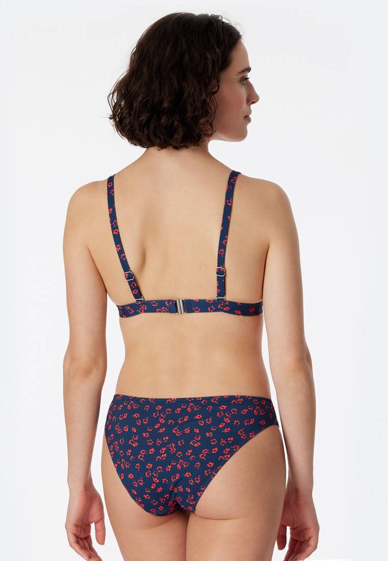 Schiesser Bikini Triangel-Top herausnehmbare Pads variable Träger multicolor - Aqua Mix & Match Neueste Stile