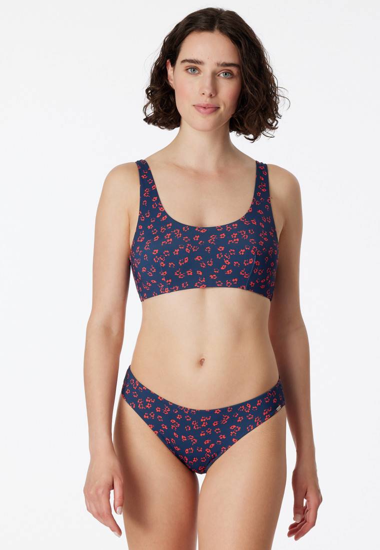 Schiesser Bikini Bustier-Top herausnehmbare Pads multicolor - Aqua Mix & Match Bis zu 50% Rabatt