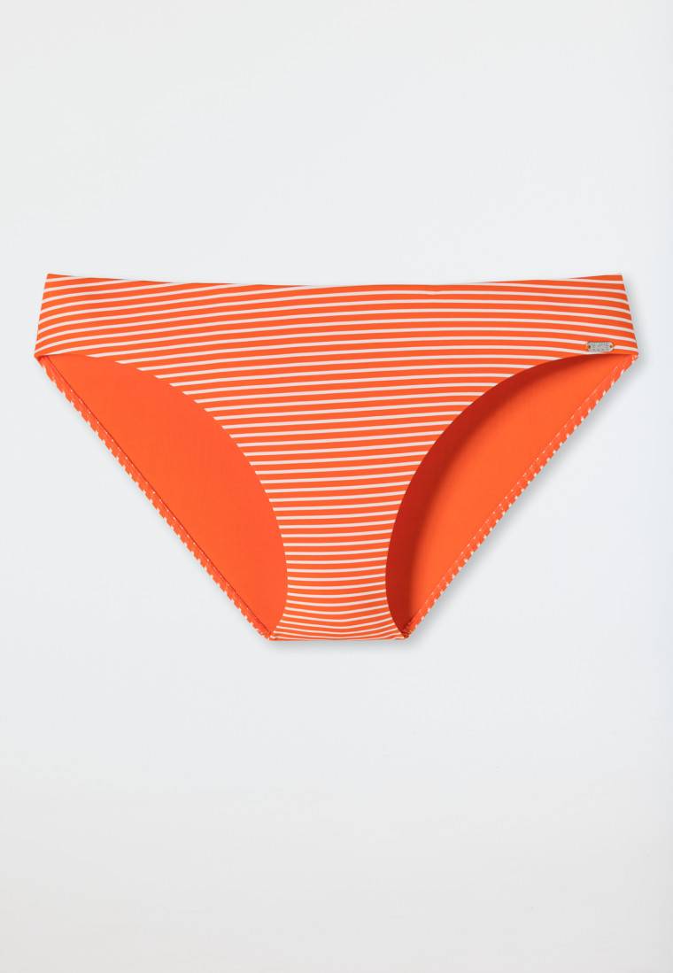 Schiesser Mini-Bikinislip Streifen orange - Mix & Match Reflections 50% Rabatt mit kostenlosem Versand