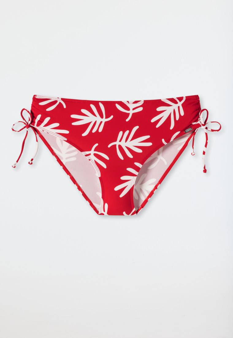 Schiesser Midi-Bikinislip verstellbare Seitenhöhen Korallen rot - Mix & Match Coral Life Clearance-Verkauf