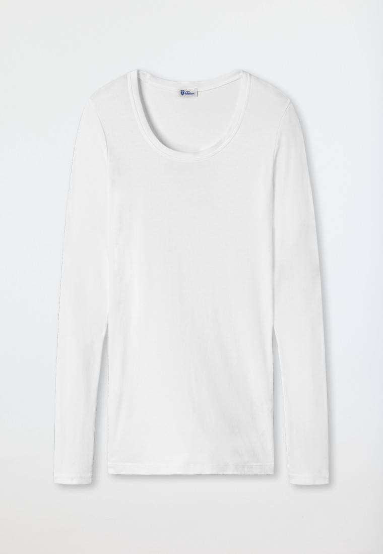 Schiesser Shirt langarm weiß - Revival Berta Black Friday Preise