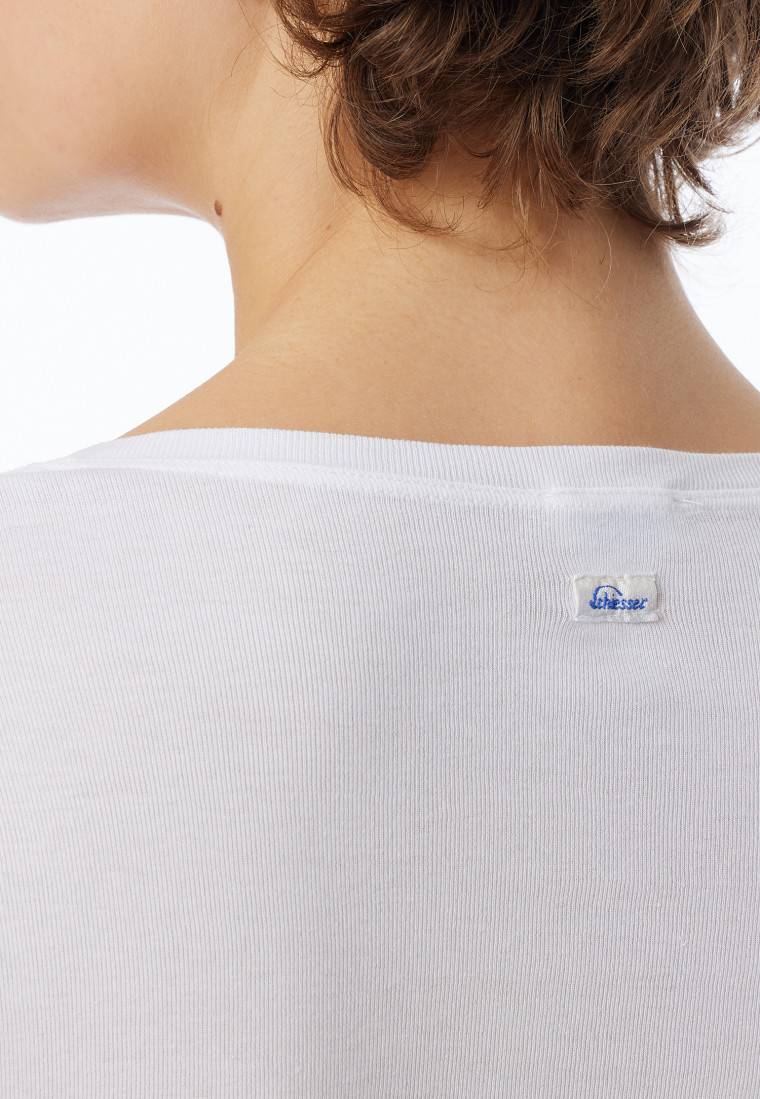 Schiesser Shirt langarm weiß - Revival Berta Black Friday Preise
