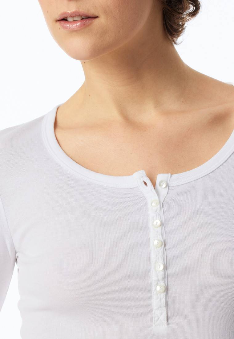 Schiesser Shirt langarm weiß - Revival Berta Online