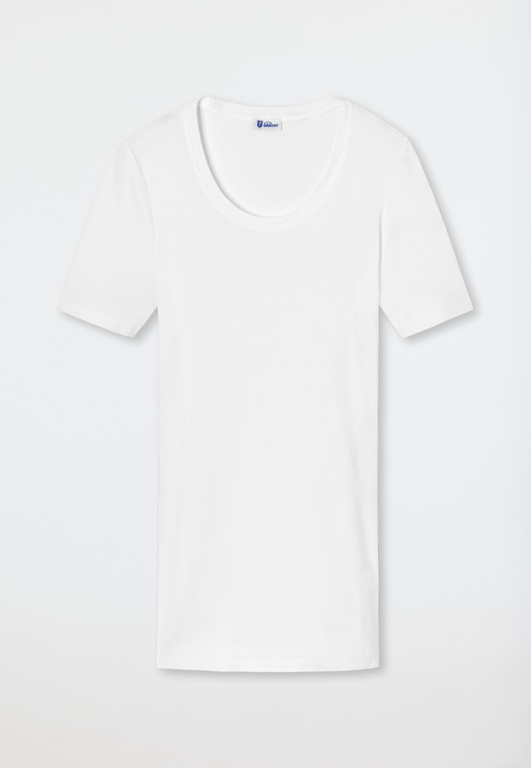 Schiesser Shirt kurzarm weiß - Revival Berta Outlet